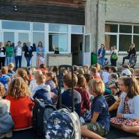 Bénédiction des cartables avec le Père Florent