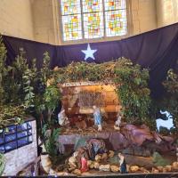 La crèche à l'église